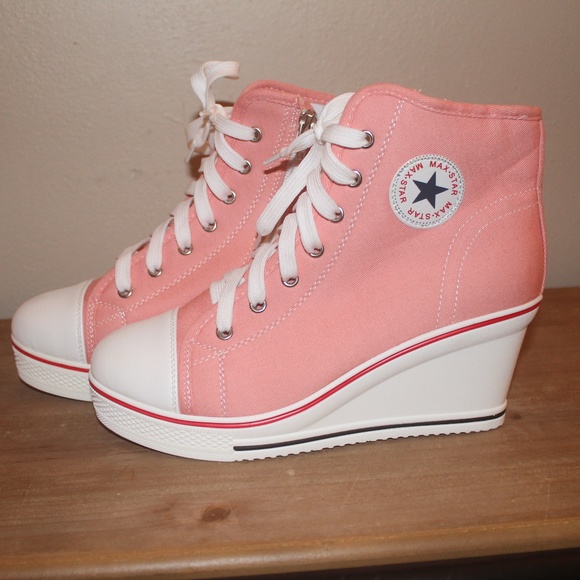 max star wedge sneakers